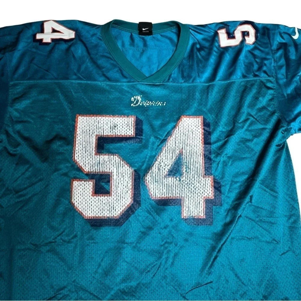 Vintage Nike Zach Thomas Dolphins Jersey #54